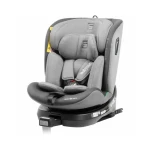 BABYAUTO Aitana iSize Car Seat: 360 Degree Rotation, Reclining Tilt Footrest for Comfort, ISOFIX Installation, Suitable for Children 0-12 Years, Charcoal Grey Finish - Babyauto