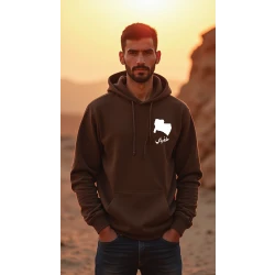 Designless Hoodie Brown Small, Tafele Design, Cultural & Artistic Inspiration, Comfortable, Stylish Everyday Wear Unisex
