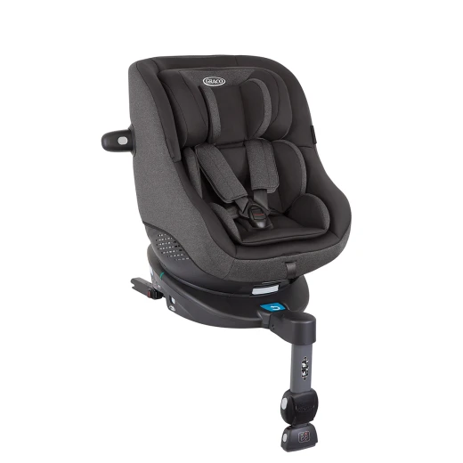 مقعد سيارة جراكو ترن تو مي آي-سايز R129 دوار 360 درجة ISOFIX، لون هيذر مقعد سيارة جراكو ترن تو مي آي-سايز R129 دوار 360 درجة ISOFIX، لون هيذر