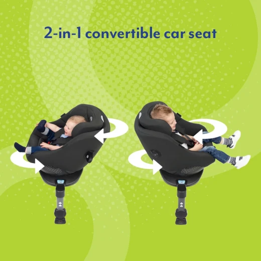 مقعد سيارة جراكو ترن تو مي آي-سايز R129 دوار 360 درجة ISOFIX، لون هيذر - جراكو - Image 6