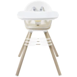 Maxi-Cosi Moa 4-in-1 High Chair, Adjustable Footrest, Easy Clean, 6 Months to 7 Years, white