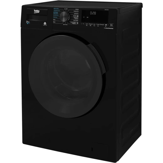 Beko 7kg Wash 4kg Dry Washer Dryer Black Freestanding Quiet 1200rpm BM3WFT412400BS - Beko - Image 2