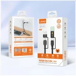 كابل شحن LDNIO LC17 عالمي 4 في 1 من النوع C 65 واط USB-A 50 واط أسود - إل دي إن آي أو