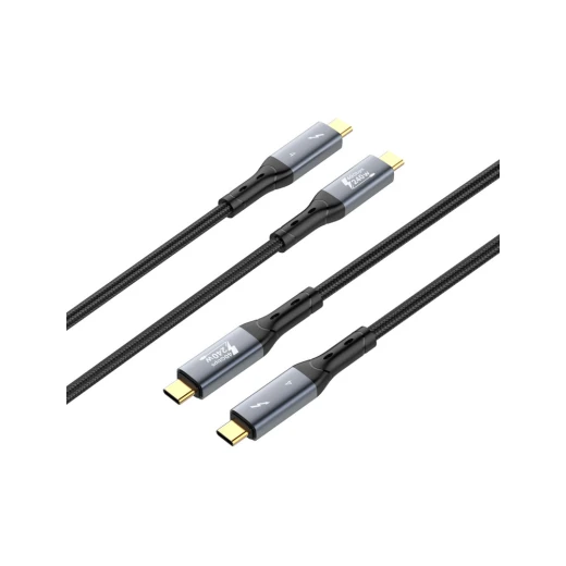 كابل شحن سريع LDNIO TC-11c USB-C إلى USB-C بقوة 240 واط، بطول 1 متر، أسود - إل دي إن آي أو - Image 5