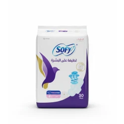 فوط كبيرة سوفي اللطيفة على البشرة, 30 فوطة