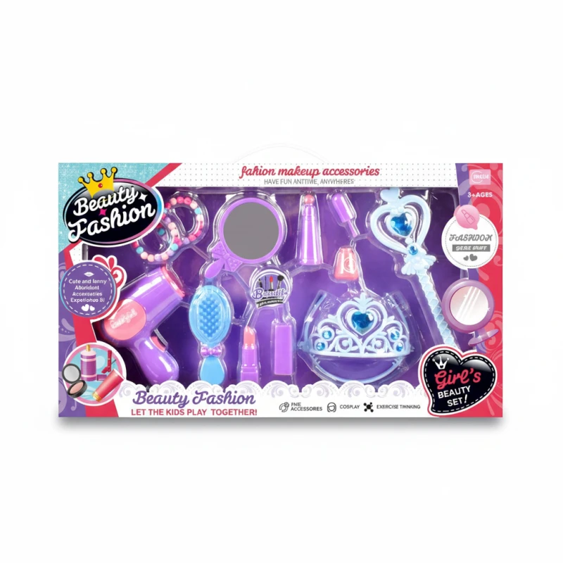 منتج أطفال مميز - Beauty Fashion Makeup & Accessories Princess Play Set (MS-1103) - Fine Accessories for Role Play - ماي دولي