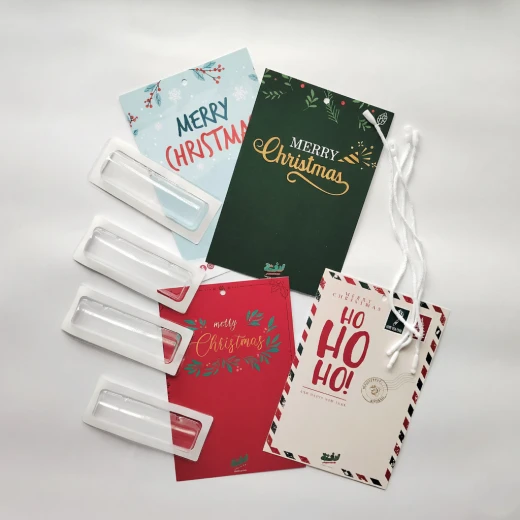 Lafita Christmas Collection - Theme A - 4 cards with clear blister tray (Adhesive sticker included) Lafita Christmas Collection - Theme A - 4 cards with clear blister tray (Adhesive sticker included)