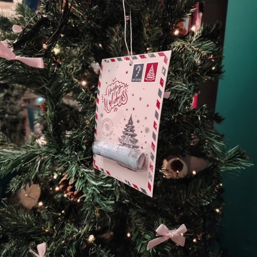 Lafita Christmas Collection - Theme A - 4 cards with clear blister tray (Adhesive sticker included) - Lafita - Image 2