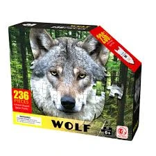 بازل Wolf (ذئب) المُشكّل (NO. 88665) - 236 قطعة - مقاس 53x39.2 سم - للأطفال 6 سنوات فما فوق - تصميم فريد بازل Wolf (ذئب) المُشكّل (NO. 88665) - 236 قطعة - مقاس 53x39.2 سم - للأطفال 6 سنوات فما فوق - تصميم فريد