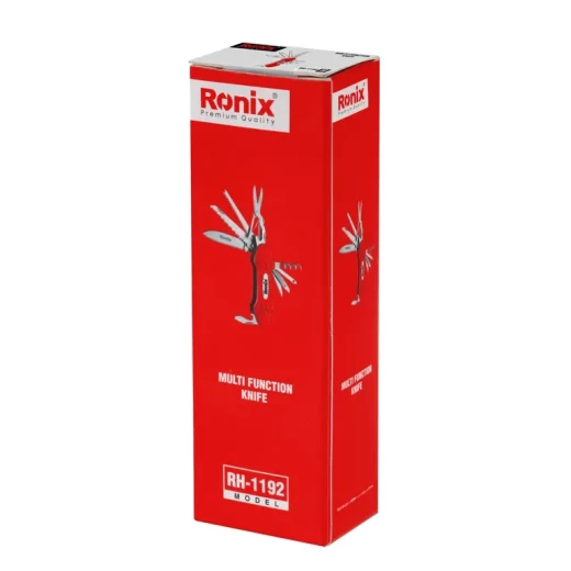 سكين رونيكس RH-1192 متعدد الأدوات 15 في 1 قابل للطي، ستانلس ستيل، مقبض ABS سكين رونيكس RH-1192 متعدد الأدوات 15 في 1 قابل للطي، ستانلس ستيل، مقبض ABS