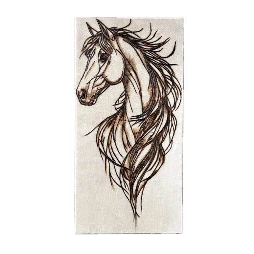 ديكور خشبي منزلي من ستار زون - رسمة الخيل - ستار زون - Image 6