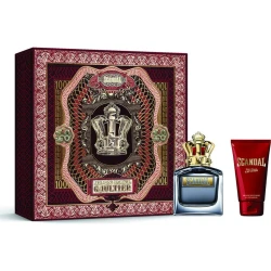 Jean Paul Gaultier Scandal Eau De Toilette Gift Set For Men 100ml. Includes EDT, Shower Gel, and Aftershave Balm A Sophisticated Fragrance Collection