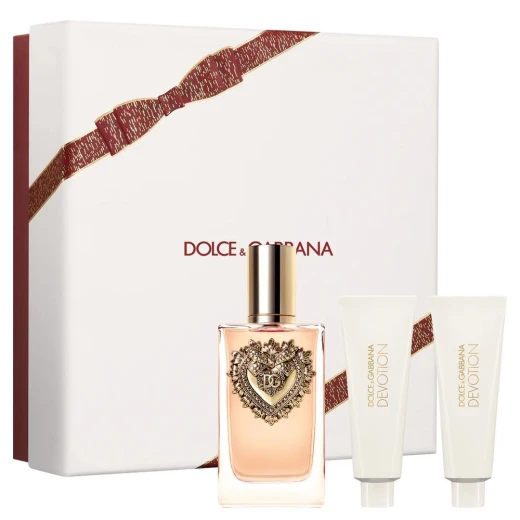 Dolce & Gabbana Devotion Women's Fragrance Set, Eau De Parfum, Shower Gel, Body Lotion Dolce & Gabbana Devotion Women's Fragrance Set, Eau De Parfum, Shower Gel, Body Lotion