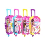 Barbie Mini Styling Case Fashion Design Set Assorted : Includes 10+ Accessories, Customizable Styles, Portable Case for On the Go Fun, Perfect Gift for Girls Ages 3+ Enhances Creativity - Barbie