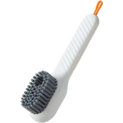 Multifunctional Liquid Dispensing Brush for Home and Shoe Cleaning with Soft Bristles and Automatic Pressure Type
