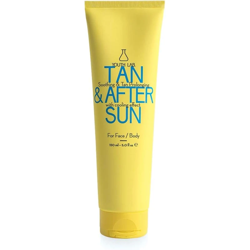 Youth Lab Tan And After Sun Cream Gel 150ml, Soothes, Hydrates, Prolongs Tan - Youth Lab
