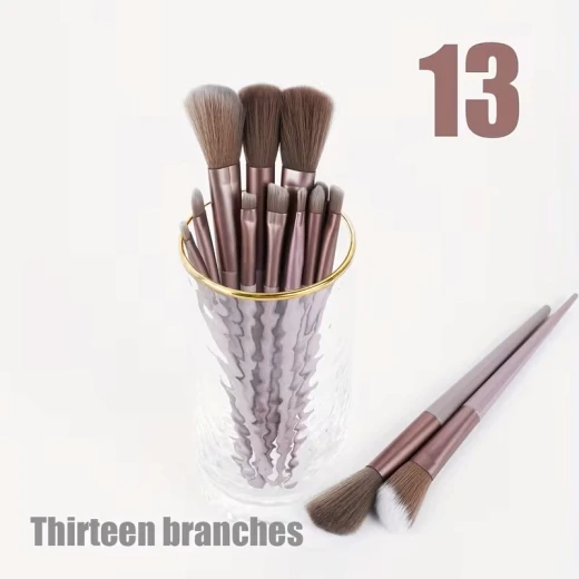 Professional Makeup Brush Set 13 Piece Face Brushes Foundation Blush Eyeshadow - K store - Image 6