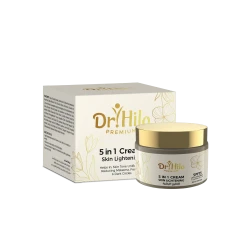 Dr Hilo Premium 5 in 1 Skin Brightening Cream 50ml, Reduces Dark Spots, Evens Skin Tone, and Provides Hydration