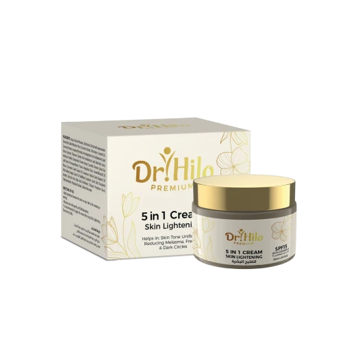 Dr Hilo Premium 5 in 1 Skin Brightening Cream 50ml, Reduces Dark Spots, Evens Skin Tone, and Provides Hydration Dr Hilo Premium 5 in 1 Skin Brightening Cream 50ml, Reduces Dark Spots, Evens Skin Tone, and Provides Hydration