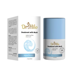 Dr. Hilo Musk Deodorant with Whitening Effect and Fresh Scent 50ml, Aqua Breeze