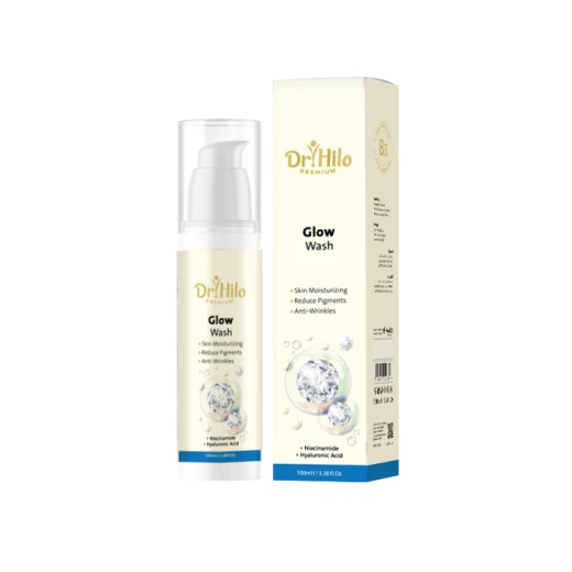 Dr. Hilo Glow Wash Face Cleanser with Niacinamide, Hyaluronic Acid 100ml