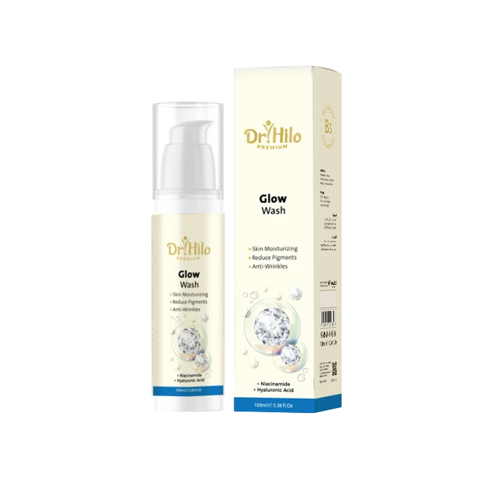 Dr. Hilo Glow Wash Face Cleanser with Niacinamide, Hyaluronic Acid 100ml - Dr. Hilo