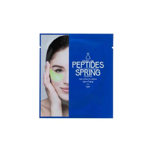 (Youth Lab Peptides Spring Hydra Monodose Gel Eye Patches, Anti-Wrinkle, Hydrating, reduces puffiness (1 Pair