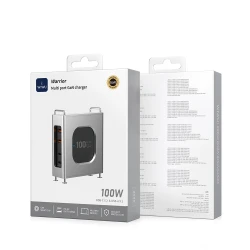 Wiwu Wi-G013 Warrior Series GaN Tech 100W Fast Charging Charger Head Black