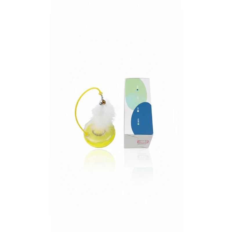 Wimow Best Feather Cat Toy | Stimulates Hunting Instinct | Interactive Cat Wand 23 x 10 cm - Wimow