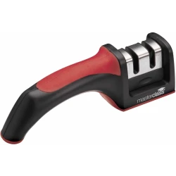 Kitchen Craft Knife Sharpener, Two-Slot Design for Coarse and Fine Sharpening, Ergonomic Handle