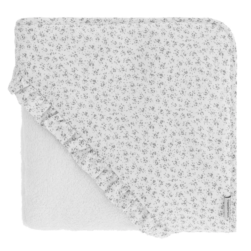 طقم رداء حمام ومريلة للأطفال رمادي ليبرتي 100x100x1 سم ألياف TENCEL من كامبراس - كامبراس