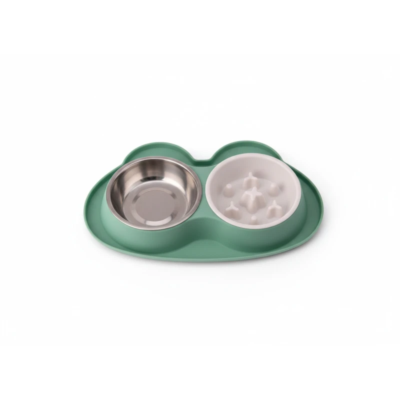 Elevated and Tilted Cat Food Bowl - Wimow
