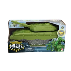 Chap Mei Soldier Force Tank Mission Military Toy Set 100 Pieces Action Figures Vehicles Realistic Design Kids Gift 8+ Years