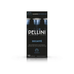 Pellini Decaffeinato Coffee Capsules 10 Count Pack, Rich Flavor, Compatible with Nespresso Machines