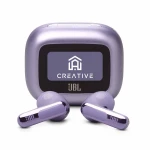 سماعات أذن لاسلكية حقيقية من جي بي إل لايف فليكس 3، خاصية إلغاء الضوضاء التكيفية، بنفسجي