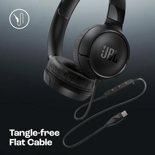 سماعات أذن JBL Tune 520C سلكية عبر USB-C، صوت عالي الدقة - Image 4