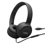 سماعات أذن JBL Tune 520C سلكية عبر USB-C، صوت عالي الدقة