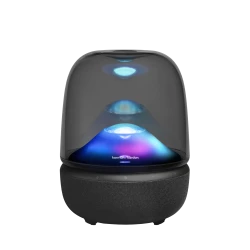 Harman Kardon Aura Studio 5 Bluetooth Home Speaker with Ambient Lighting Black
