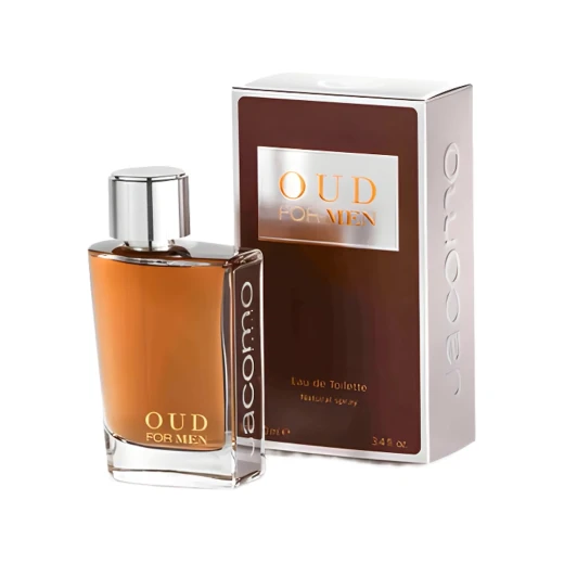 Jacomo Oud For Men Eau De Toilette 100ml Spray: Intense, Woody Fragrance with a Warm, Sensual Base, Ideal for Everyday Wear, Long Lasting Jacomo Oud For Men Eau De Toilette 100ml Spray: Intense, Woody Fragrance with a Warm, Sensual Base, Ideal for Everyday Wear, Long Lasting