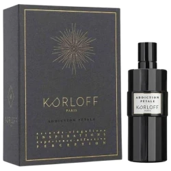 Korloff Paris Addiction Petale Eau De Parfum 100ml Floral Woody Musk Fragrance for Women and Men