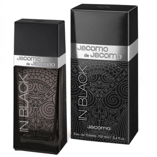 Jacomo De Jacomo In Black Eau De Toilette for Men 100ml Woody Spicy Fragrance Luxurious Scent Sophisticated Blend of Bergamot, Lavender, and Patchouli Evening Wear Jacomo De Jacomo In Black Eau De Toilette for Men 100ml Woody Spicy Fragrance Luxurious Scent Sophisticated Blend of Bergamot, Lavender, and Patchouli Evening Wear