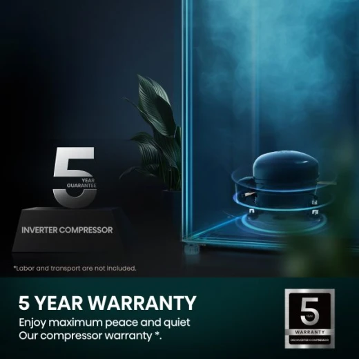 Hisense Upright Fridge 355L Silver, Energy Efficient, Adjustable Shelves - HISENSE - Image 7