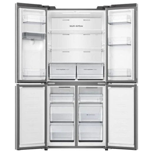 Hisense French Door Refrigerator RQ5G470SBB3 Black 4 Door 610 Litre Spacious Design With Inverter Technology And Multi Air Flow System For Optimal Cooling and Food Preservation - HISENSE - Image 2
