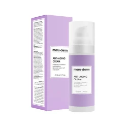 Maru.Derm Anti-Age Anti-Falling Anti-Wrinkle Cream 50ml, Copper Peptides, Hyaluronic Acid, For Mature Skin