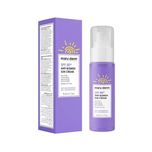 MARUDERM SPF 50+ Anti Blemish Sun Cream, 50ml, Broad Spectrum Protection, Daily Skincare MARUDERM SPF 50+ Anti Blemish Sun Cream, 50ml, Broad Spectrum Protection, Daily Skincare