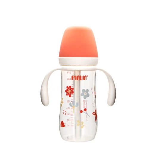 فارلين كوب شرب برقبة واسعة من سلسلة Grow With Colors سعة 270 مل، خالي من مادة BPA، كوب شرب للأطفال
