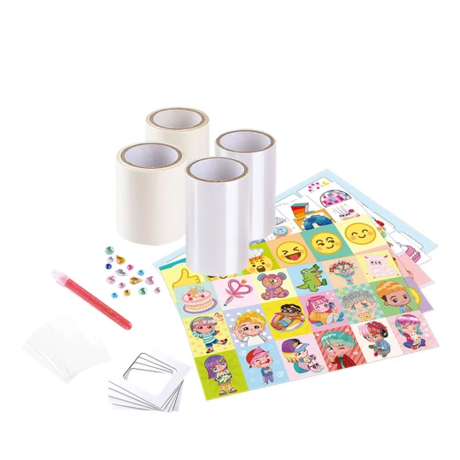 عبوة إعادة تعبئة ملصقات Playgo Stickerstudio 21 قطعة مجموعة حرف يدوية متعددة الألوان للأطفال - بلاي جرو - Image 2