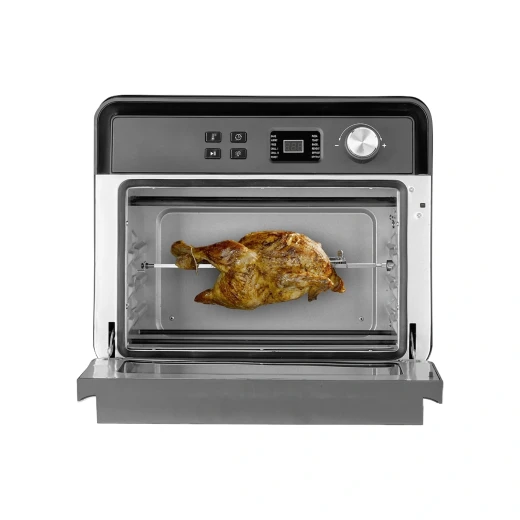 فرن القلي الهوائي الرقمي CASO AirFry Chef 1700 أسود سعة 22 لترًا مع 12 برنامجًا (العرض × الارتفاع × العمق مم) 405 × 350 × 390 - كاسو - Image 4