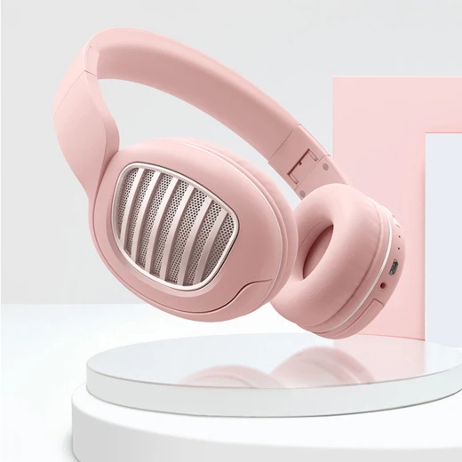 MoXoM MX-WL21 Bluetooth Headphones Wireless Over-Ear with 10-Hour Battery, pink - MoXoM - Image 3