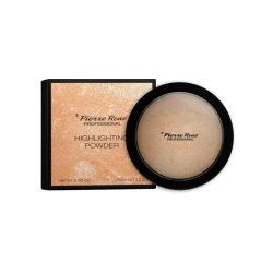 Pierre Rene Glazy Look Highlighting Powder 01 Illuminating Powder for Face and Body 12g Shimmering Finish Creates a Natural Glow Perfect for All Skin Tones